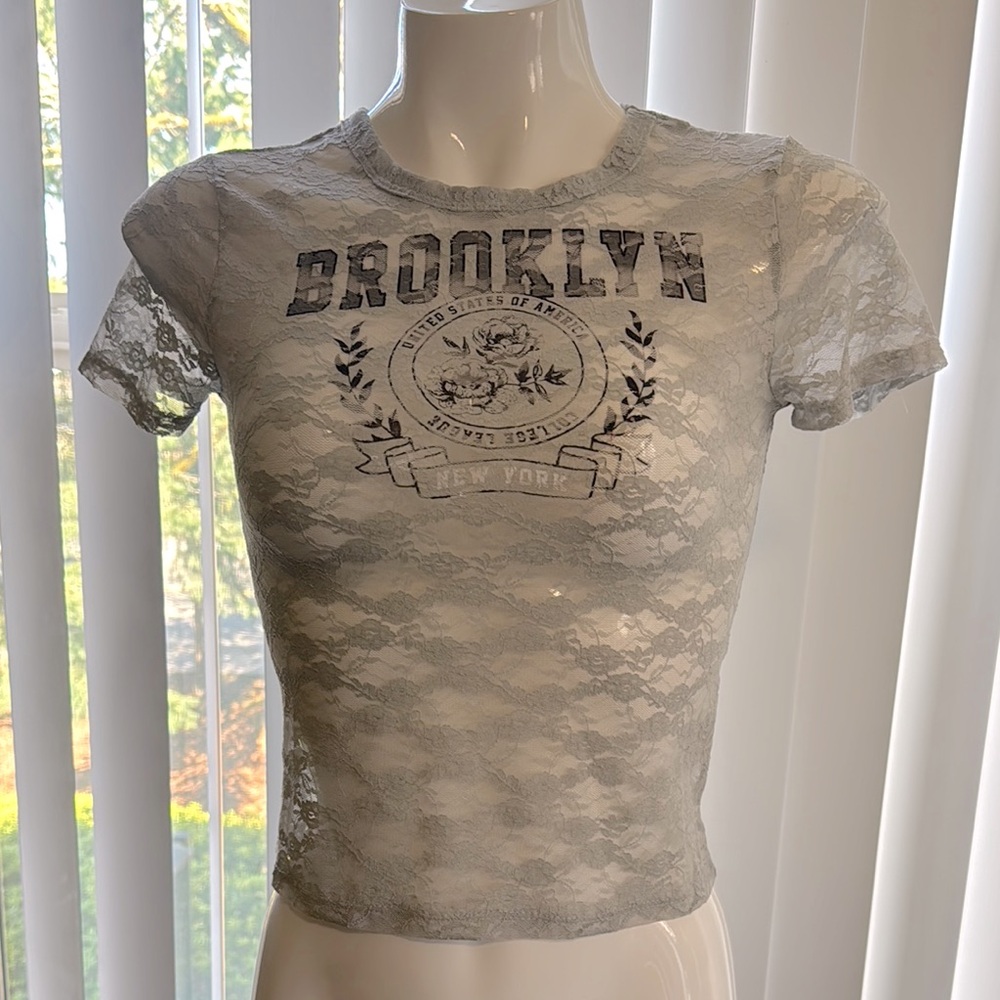 Brooklyn Lace Top - White